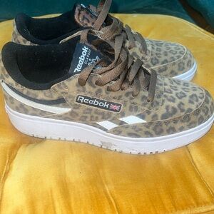 Reebok Club C Leopard Women's White Shoes